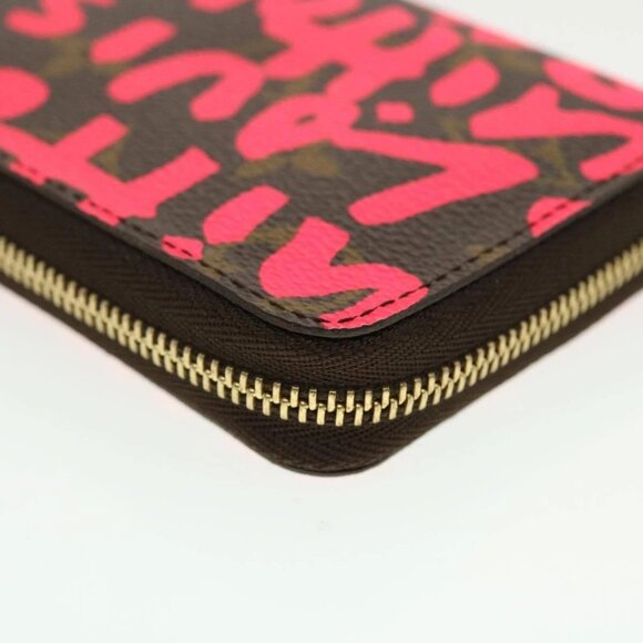LOUIS VUITTON Monogram Graffiti Zippy Coin Purse Fuchsia M93707 LV Auth yk6630V - Picture 5 of 16
